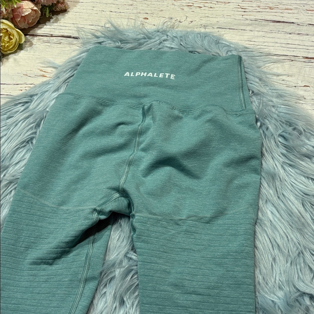 Alphalete Revival Leggings Jade Green Crossfit Active - Picture 9 of 9